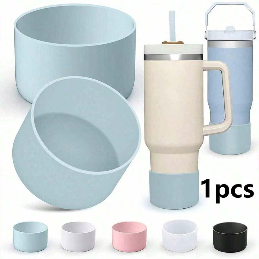 40oz帶手柄水瓶底部保護套,以及20oz/30oz Yeti Rambler隨行杯底部保護套,瓶底保護袖套,車用杯配件 - 一件 - 查看 1