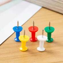120pcs Colorful Push Pins, Small Head Map Tacks With Plastic Storage Box, Suitable For Bulletin Boards, Cork Boards, School, Office And Home Use, Chinchetas - Sets - View 3