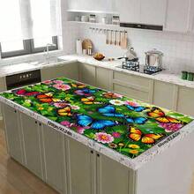 1pc Dish Drying Mat, Coffee Machine Mat, Colorful Butterfly Floral Print Durable Absorbent Drainage Mat, Suitable For Dining Table, Cafe And More, Multi-Purpose Water-Draining Mat, Home Gift, Tabletop Decor - XYLSD-472 - View 15
