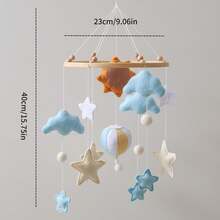 Baby Toys, Baby Mobile Crib, Handmade Crib Mobile, Rich And Interesting Animal Themed Toys, Educational, Enhance Children's Hand-Eye Coordination, Suitable For Children's Room Decoration, Best Gift For Parent-Child Interaction, Birthday Gift, Christmas Gift - Multicolor - View 6