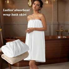 Luxury Wearable Bath Towel Bathrobe - Ultra Soft, Quick Dry, High Absorbency, Women's SPA Wrap Towel, Easy Care, 280g, Space Theme Bath Towel, Summer Wedding Home Bathroom Decor, Suitable For Back To School Season - Multicolor 2 - View 1