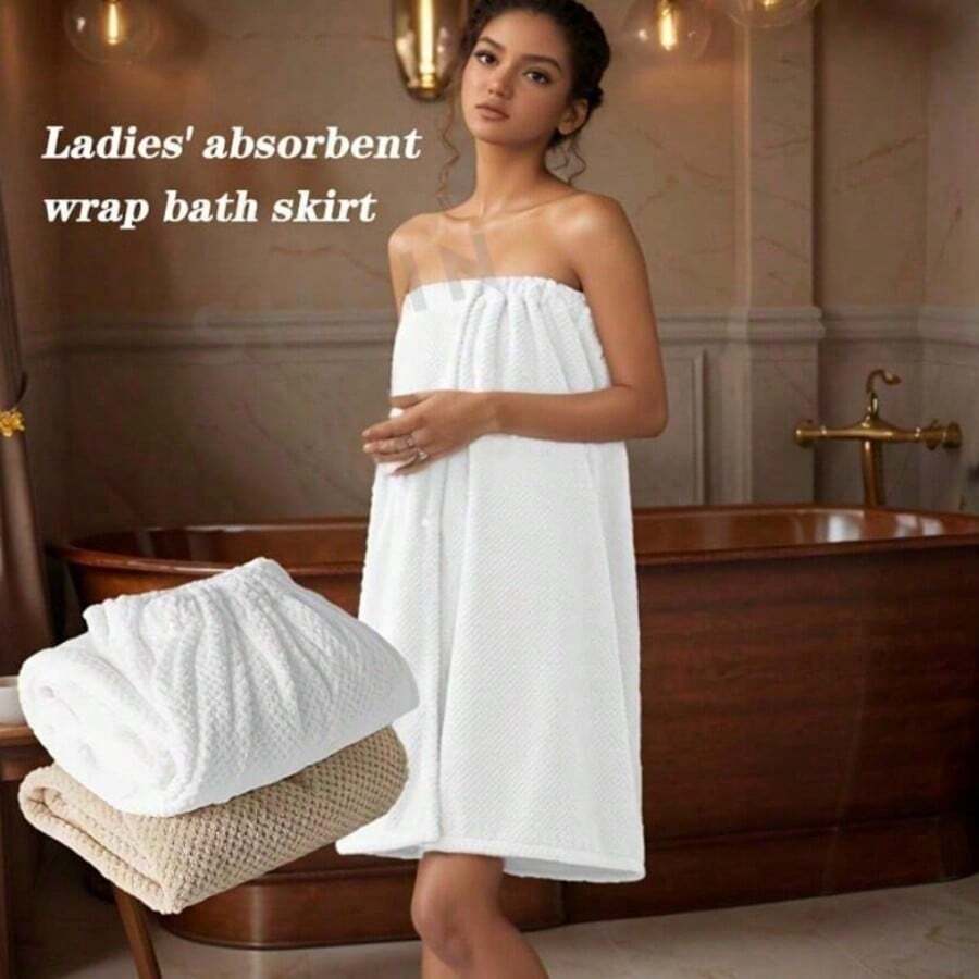 Luxury Wearable Bath Towel Bathrobe - Ultra Soft, Quick Dry, High Absorbency, Women's SPA Wrap Towel, Easy Care, 280g, Space Theme Bath Towel, Summer Wedding Home Bathroom Decor, Suitable For Back To School Season - Multicolor 2 - View 1