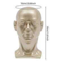 YUNRUX Mannequin Head Display Hat Storage Head Head Shape Mannequin Head, Mannequin Head Display, Male Head Model - B - 查看 2