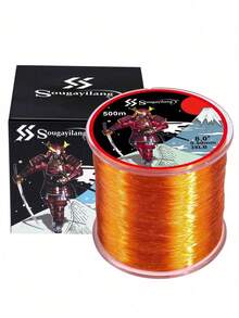 SOUGAYILANG 尼龍釣魚線 單絲尼龍材質 前導線 適用於海水淡水 - 橘色 - 查看 2