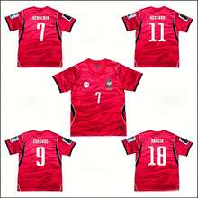 2026 World Cup South Korea Home Jersey, No.7 Son Heung-Min & No.18  Kang-In Replica, Breathable & Quick-Dry Football Shirt - 10號 - 查看 1