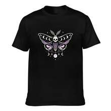 NEW Casual T-Shirt "The Coolest Dad", Short Sleeve And Round Neck With Graphic Print Of The Mexican Flag, Vintage Urban Style, Unisex, Loose Cotton. - 黑色 - 查看 1