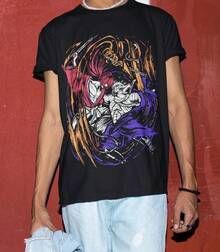 Anime Rurouni Kenshin Black T Shirt Size S - 5XL V1 - Black - View 1