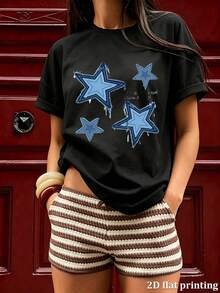 Women T-Shirts - Black - View 5