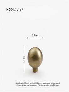 1pc Antique Style Embedded Metal Handle, Suitable For Drawers, Cabinets, Trash Cans, Comes With Installation Hardware, Painted Surface Finish, Suitable For Home Furniture - Bronze - View 28