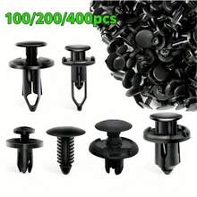 100/200/400pcs Universal 6 Sizes Plastic Fastener Clips Push Rivets For Car Body Bumper Door, Suitable For Cars, Trucks, SUVs - A - View 10