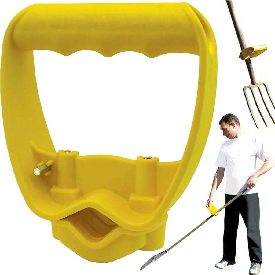 Labor-Saving Ergonomic Shovel Back-Saving Tool Handle Work With Garden Shovels Rakes, D Grip Ergonomic Handle Replacement - A - View 1
