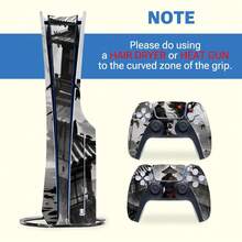 1 Set Waterproof Scratch-Resistant Printed Pattern Skin Sticker Personalized Decorative Protective Film For Slim Game Console Controller - View 8