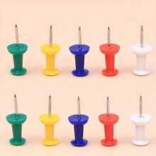 120pcs Colorful Push Pins, Small Head Map Tacks With Plastic Storage Box, Suitable For Bulletin Boards, Cork Boards, School, Office And Home Use, Chinchetas - Sets - View 5