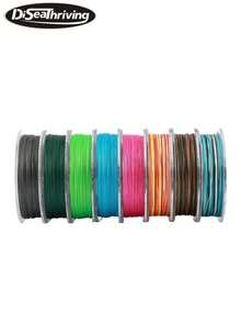 Braided Fishing Line - Ultra Strong - Abrasion Resistant - No Stretch - Blue Camo, Moss Camo, White, Green, Pink, Blue, 4-Strand Fishing Gear - Baby Blue - View 6