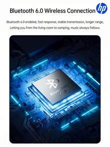 HP 無線喇叭，Speaker OS 灰色，RGB 燈光，藍牙 V6.0，TWS 高音質小喇叭，戶外防水便攜超低音重低音喇叭，適合露營、健行、騎單車使用 - 查看 6