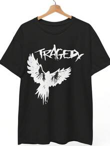 T-shirt unisex in puro cotone, T-shirt unisex in puro cotone, T-shirt unisex in puro cotone, T-shirt della band Tragedy |   Maglietta Crust Punk D-Beat Music |   Maglietta con Grafica Dark Hardcore |   Portland Neo-Crust Merch, maglietta estiva, abbigliamento estivo da uomo - nero - Visualizzare 1