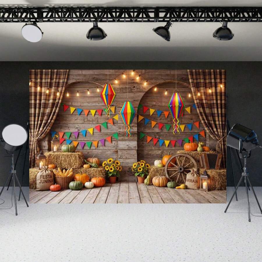 Photographic Backdrop Fabric Scenery For June Festival, Saint John's Day, Arraia - FDFJN0188 - View 1