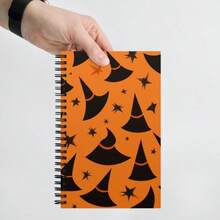 Buku Catatan Halloween Hadiah Kelulusan Buku Harian Ulang Tahun Buku Sketsa Jurnal Topi Penyihir Oranye Menyeramkan Trick or Treat Aneh Menakutkan Buku Catatan Subjek Dekorasi Kamar Dekorasi Rumah Dekorasi Halloween - 1 BUKU - View 6