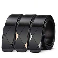 Men's Formal Style Belt, Automatic Buckle Belt, Versatile, Suitable For Daily Life And Formal Occasions For Husbands, Men, And Family Members. - Multicolor - View 2