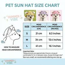 Customizable Pet Sun Hat With Name, Summer Open-Ear Sun Protection Hat For Dogs, Cute Sun Hat For Small Dogs And Cats, Available In 4 Colors, Pet Outdoor Photo Accessory - Pink Hat - View 6