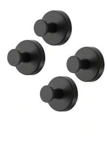 [Gancho de Ventosa Resistente] Gancho de Toalla Montado en la Pared sin Perforación - Gancho de Ventosa Resistente Adecuado para Ducha, Baño y Cocina - Puede Soportar Hasta 15 Lbs, Adecuado para Vidrio, Espejo, Azulejo, Superficies Lisas, Impermeable y Resistente a la Oxidación, Negro Mate - Almacenamiento de Esponja de Baño, Bata de Baño, Abrigo - color acero inoxidable - Ver 17