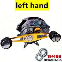 Lingkun Ultra-Lightweight Bait Reel 22lb Max Drag - Saltwater & Freshwater Spinning Fishing Reel With Magnetic Brake System, Ergonomic Handle, Lightweight Plastic Construction & Smooth Drag System For Bass, Trout, Pike, Salmon, Tuna - Left-hand Style a - View 2