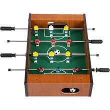 Mini Tischfußballtisch, tragbares Tischfußballspiel, unterhaltsames Arcade-Spiel für Indoor, Outdoor, Zuhause, Partys und Freizeitspaß - Grün - Übersicht 1