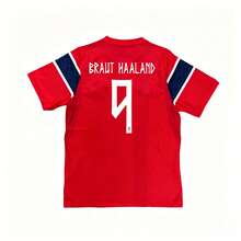 2026 World Cup Norway Home Short Sleeve Jersey, Haaland & Solbakken Replica, Breathable & Quick-Drying Sportswear - 10號 - 查看 6