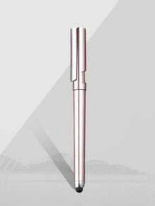 1pc 2-In-1 Stylus Ballpoint Pen, Suitable For Students, Dual-Use Capacitive Touch Screen Pen, Universal For Phone/Tablet, 5 Colors Available: Green/Pink/Blue/Grey/Black, Back To School - A - View 14