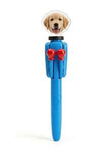 Customized Pet Photo Boxing Pen, Fun Stress-Relief Ballpoint Pen, Retractable Press, Macaron Color, Suitable For Students And Pet Lovers, Suitable For Daily Writing, Birthday, Christmas, Valentine's Day, Back To School Gifts - Multicolor - View 10