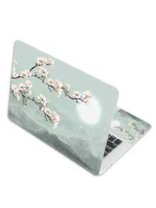 Miếng dán laptop 15-15.6 inch họa tiết hoa thẩm mỹ, nhiều mẫu hoa mộc lan & mặt trăng phương Đông, nhãn dán vinyl chống nước có thể tháo rời, không để lại vết keo - Xem 14