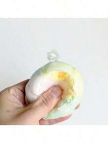 Handmade Crispy Shell Squishy Ball Slow Rebound Sensory Squeeze Toy, Wax Skin Texture Stress Relief Ball, Soft Clay Filled Aesthetic Desk Relaxation Toy With Satisfying Sound, Decompression Ball For Anxiety Tension Relief, Portable Handheld Squeeze - 彩色 - 查看 7
