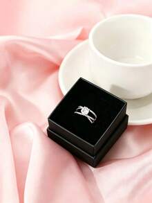 Compact And Exquisite Jewelry Gift Box (Box Only, Accessories Not Included), Suitable For Rings, Necklaces, Earrings, Etc., Surprise Gift Box, Wholesale Packaging, With Bow, With Lid, Suitable For Office And Home Use. - Multicolor - View 4