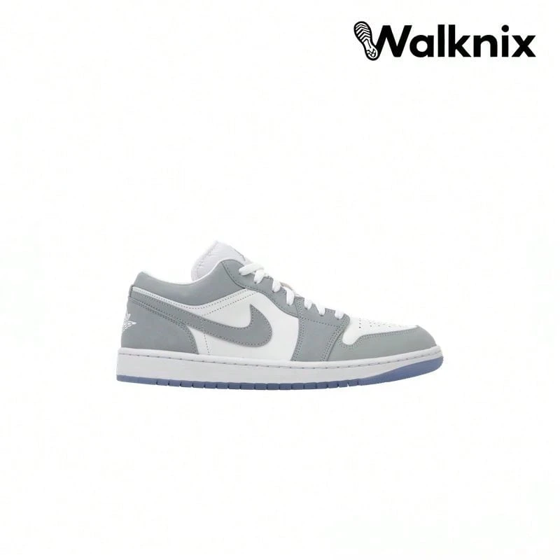 Air Jordan 1 Low 'White Wolf Grey' Aluminum Sneakers Women DC0774-105 - Multicolor - View 1