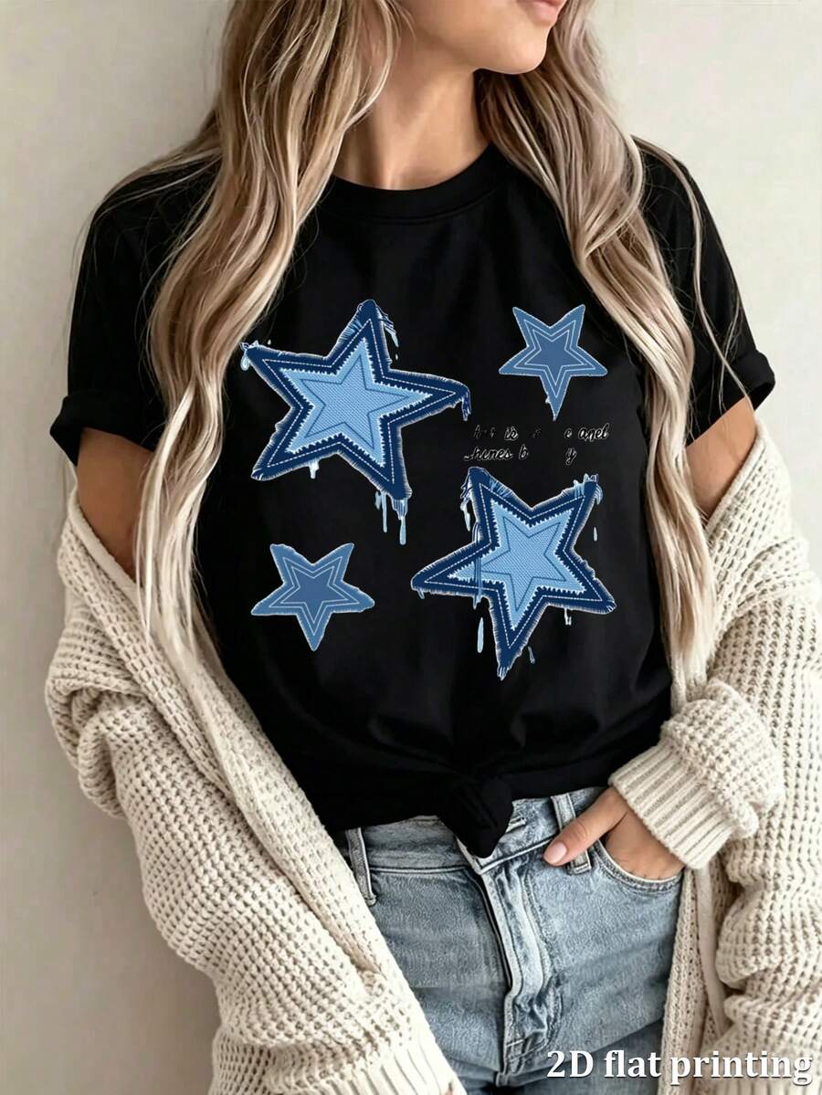 Women T-Shirts - Black - View 1