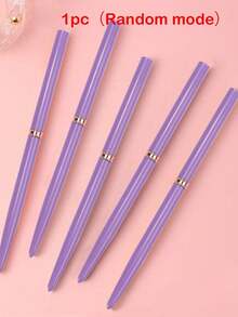 Bộ 1/5 cây cọ vẽ móng tay chuyên nghiệp vẽ chi tiết, cọ vẽ đường kẻ sọc mảnh vẽ đầu móng thiết kế kỹ thuật sơn móng nhỏ, thân cọ dài 7/9/11/15/20mm dạng bút vẽ móng - Màu tím - Xem 9