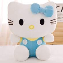 Plush Doll, Cute KT Cat Stuffed Doll, 20cm/25cm Soft Plush Doll, Cartoon Japanese Style Cat Pillow, Birthday Gift For Girls And Best Friends, Holiday Room Decoration, Multiple Colors Available, Bedroom Desk Decor, Comforting Companion Doll - Multicolor - View 16
