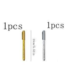 6pcs/4pcs/2pcs/1pc Set Of Elegant Golden And Silver Calligraphy Pens, Waterproof Glitter Ink For Writing Wedding, Birthday, Mother's Day Cards, Thank You Notes, Invitations, Envelopes And DIY Crafts, Invitation Pens, Marker Pens - Multicolor - View 16