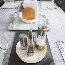 360°旋轉化妝收納架，口紅與護膚品化妝品收納整理架，梳妝台檯面收納架，浴室收納架 - 彩色 - 查看 7