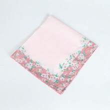 3pcs/1set Exquisite Floral Handkerchiefs - Vintage Tones, Soft Breathable Fabric, Suitable For Weddings, Bridal Showers And Special Occasions - Multicolor - View 6