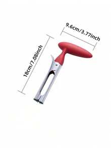 Fruit Corer & Pitter, Multi-Functional Corers And Pitters Remover Set, Stainless Steel Core Seed Remover Tool Compatible With Apple, Pear, Cherry, Jujube - Multicolor - View 9