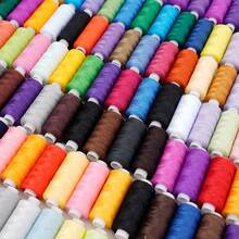 6色聚酯纖維縫紉線套組，多色選擇適用於手工縫紉、機器縫紉、拼布、刺繡、塔式線，DIY手工縫紉配件，袋裝 - 多色 - 查看 3