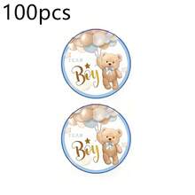100个/50个 开斋节快乐金色月亮星星图案亚克力蛋糕装饰插牌，透明派对装饰品 - 彩色 - 查看 8
