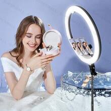 Aro De Luz Led Profesional 18 Pulgadas(45cm) Con 2.2m Tripie - A - Ver 9