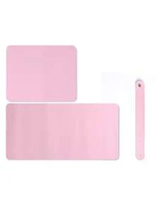 2 Pieces Set Washable Nail Table Mat & Foldable Desk Mat - Soft PU Leather Nail Armrest Cushion, Suitable For Nail Salons, Studios, And Home DIY Use (24*30cm + 30*60cm) - Multicolor - View 15