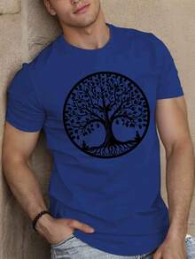 Camiseta de manga corta para hombre Tree Of Life, camiseta de verano - Blanco - Ver 11