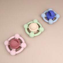 1pc Baby Silicone Bath Water Toy, Suction Cup Rotating Table Toy, Baby Bath Toy, Christmas Halloween Thanksgiving Gift - Multicolor - View 9