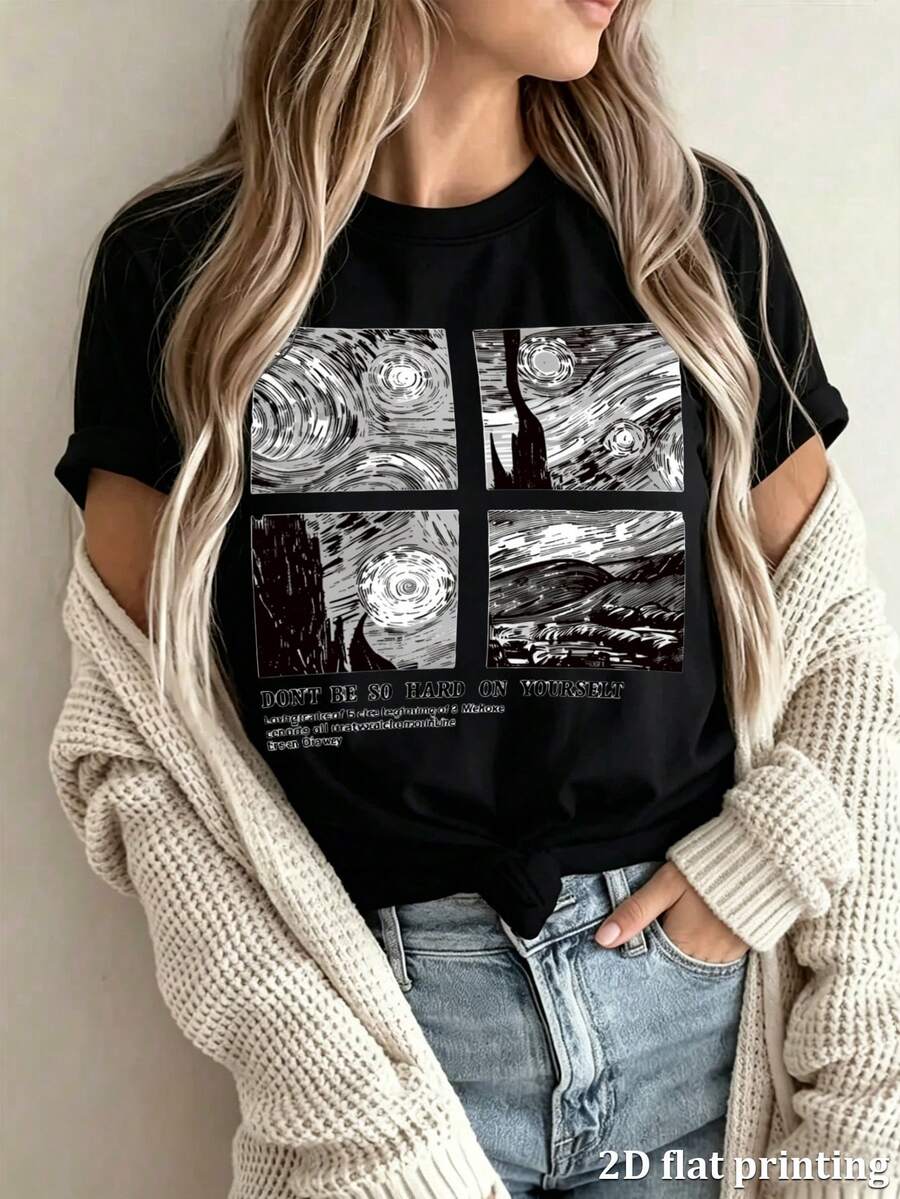 Kvinnor T-shirts - Svart - Visa 1