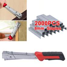 Upholstery Hammer Stapler Tacker Heavy Duty For Carpet Insulation 2000 Staples - A - View 10
