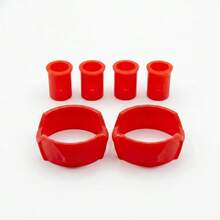 Paddle Tennis Racket Accessories Set - 4 Shock Absorbing Inserts + 2 Anti-Slip Grip Rings, Premium Silicone Material, For Vibration Absorption, Joint Protection And Enhanced Control - Multicolor - View 11